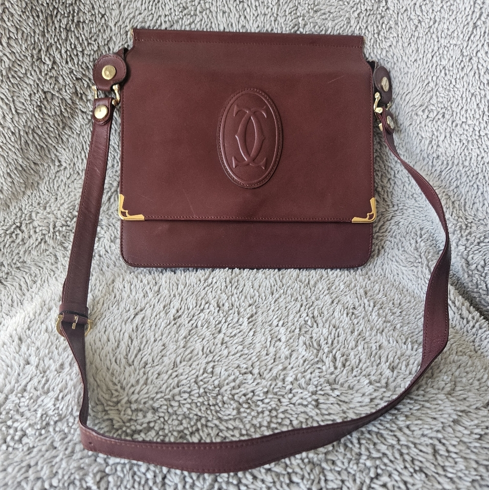 Vintage Cartier Bordeaux Bag